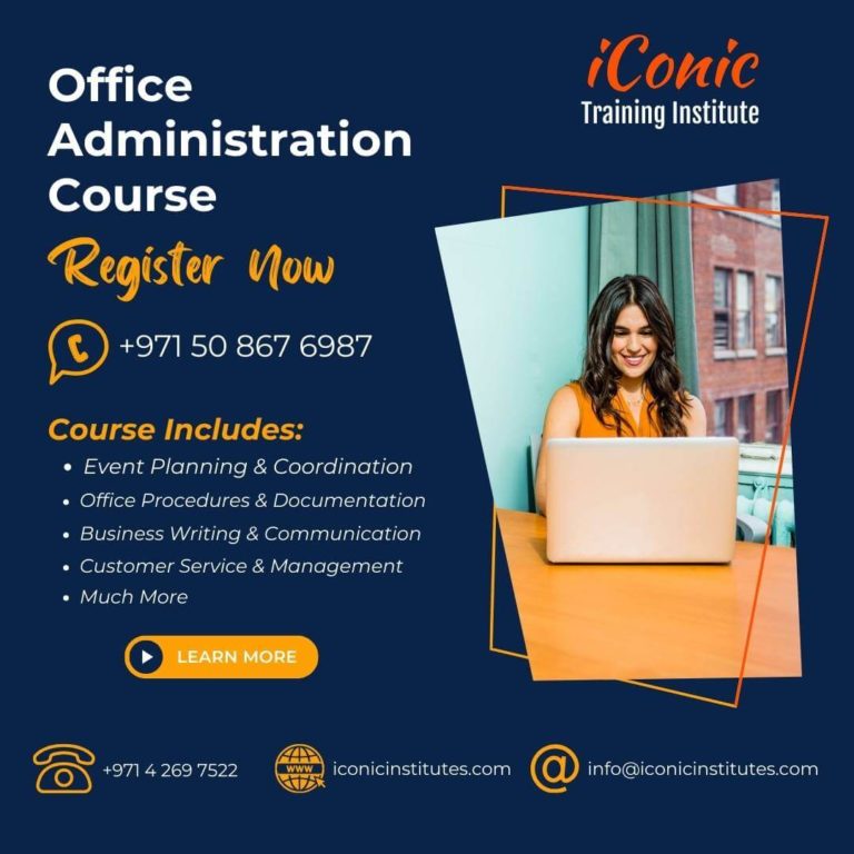 Office Administration Course Iconic Training Institute Dubai